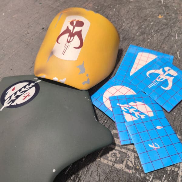 Boba Fett Symbol Stencils - Empire Strikes Back